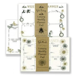 Deskpad planner Ivory Metallic Ink product image